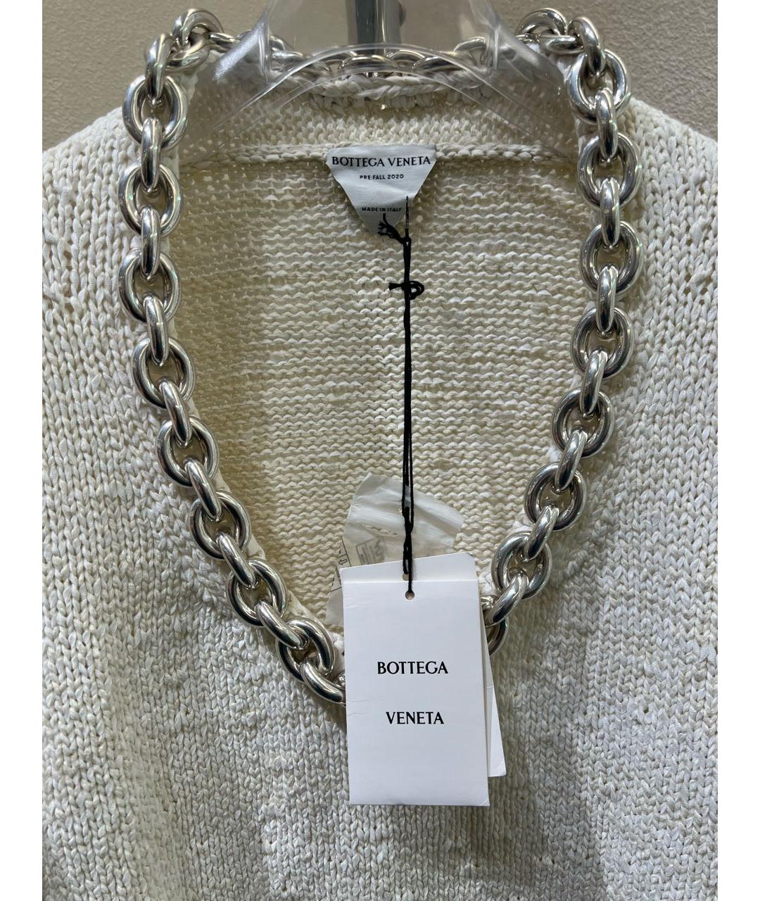 BOTTEGA VENETA Бежевый хлопковый джемпер / свитер, фото 3