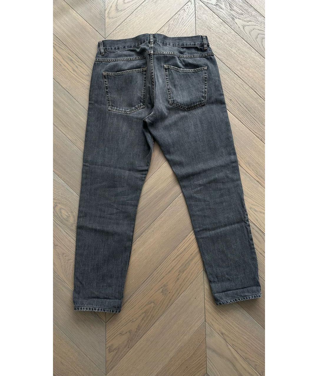 ISABEL MARANT Серые хлопковые джинсы, фото 2