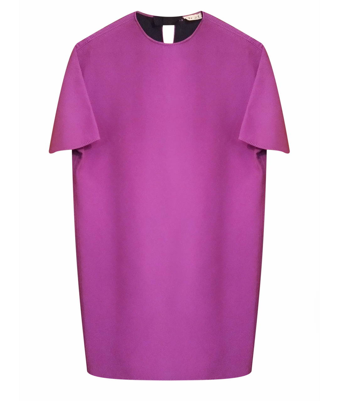 NO. 21 Фиолетовое полиэстеровое платье, фото 1