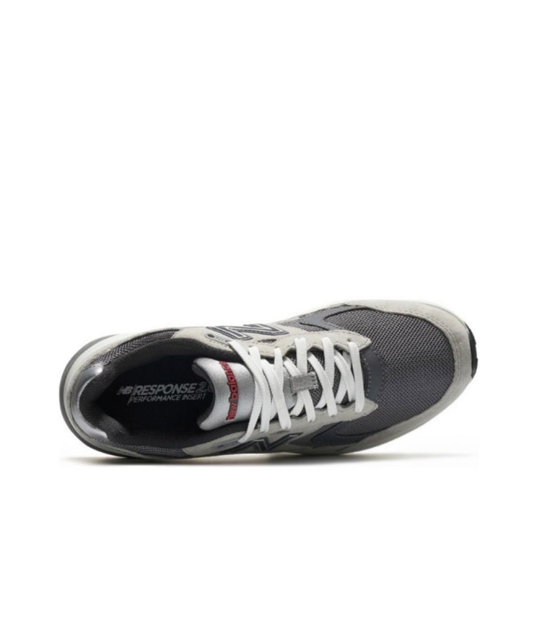 NEW BALANCE Серые низкие кроссовки / кеды, фото 2