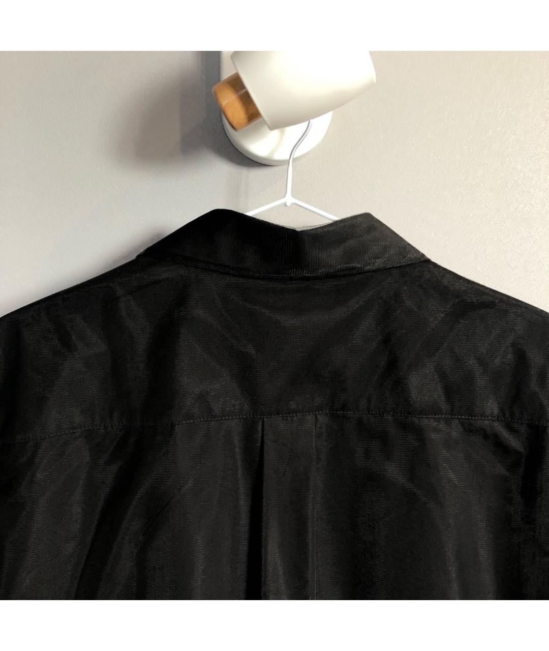 SIMONE ROCHA Черная хлопковая кэжуал рубашка, фото 3