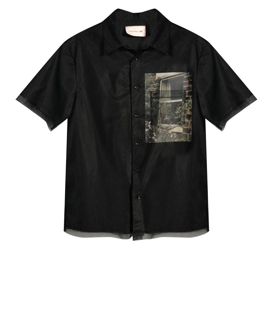 SIMONE ROCHA Черная хлопковая кэжуал рубашка, фото 1