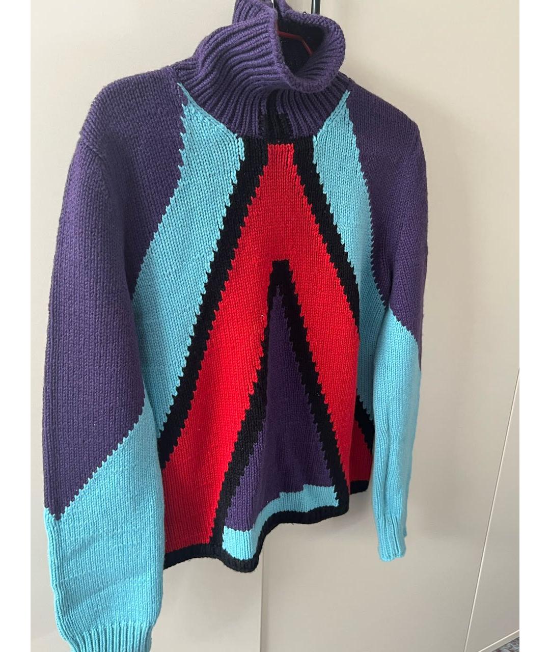 BOTTEGA VENETA Фиолетовый кашемировый джемпер / свитер, фото 6