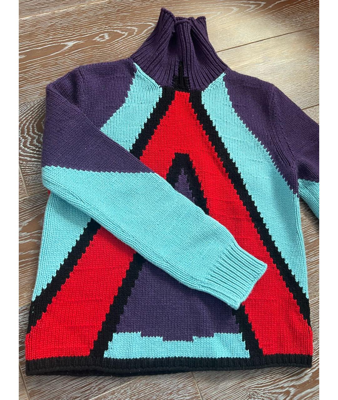 BOTTEGA VENETA Фиолетовый кашемировый джемпер / свитер, фото 4