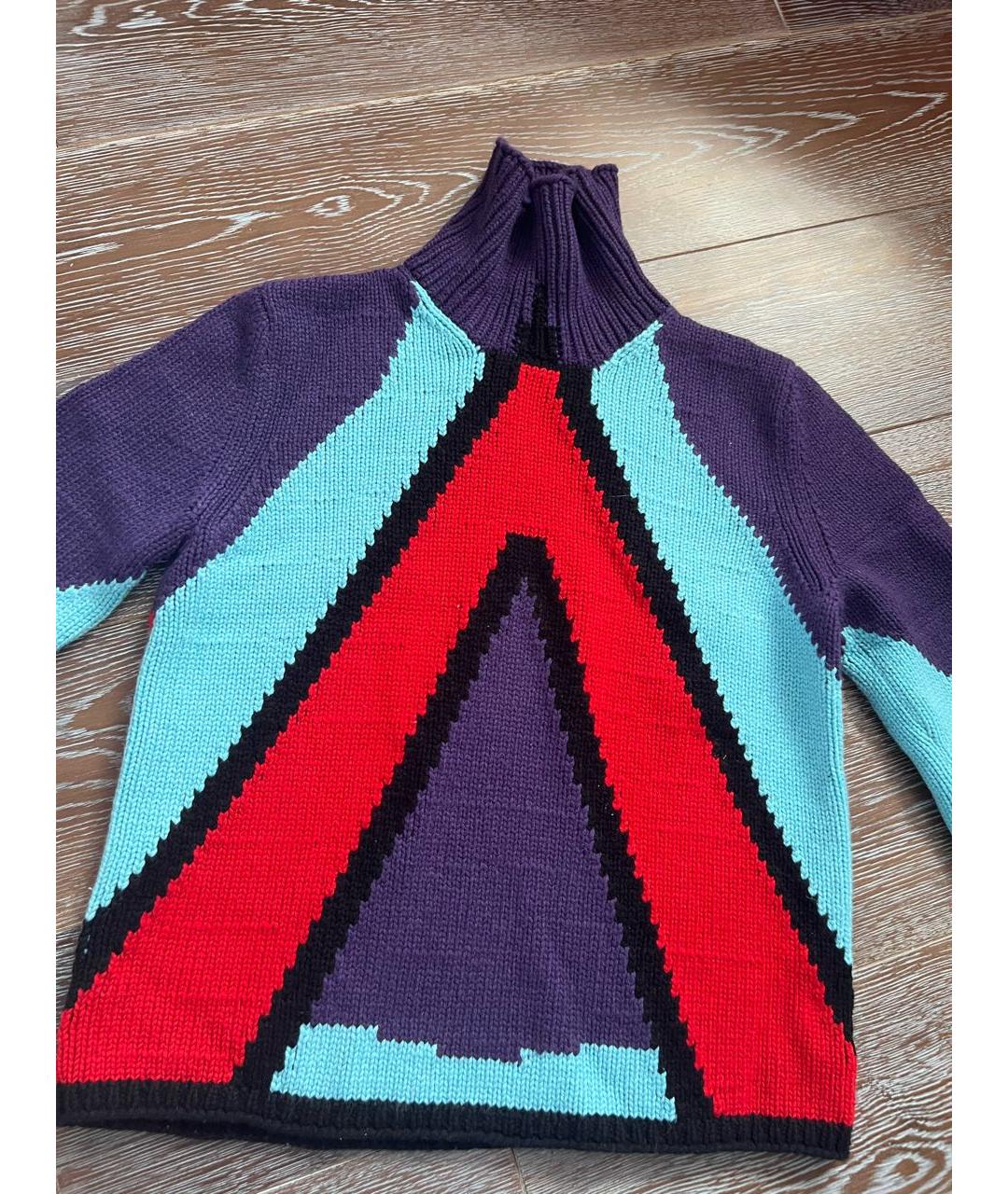 BOTTEGA VENETA Фиолетовый кашемировый джемпер / свитер, фото 7
