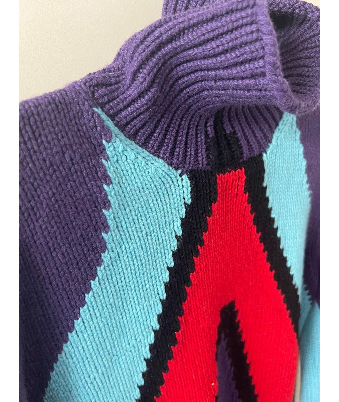 BOTTEGA VENETA Фиолетовый кашемировый джемпер / свитер, фото 5
