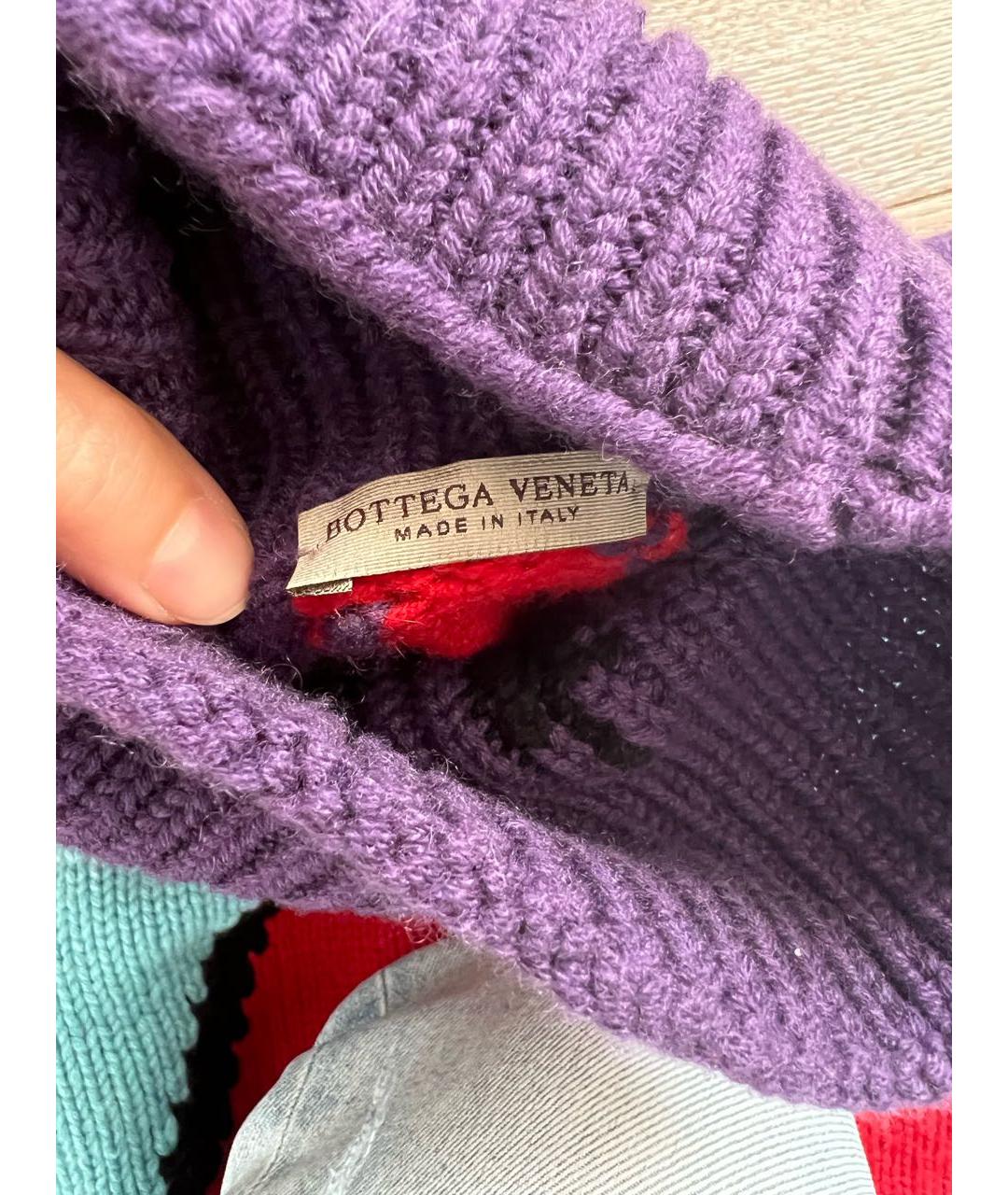 BOTTEGA VENETA Фиолетовый кашемировый джемпер / свитер, фото 3