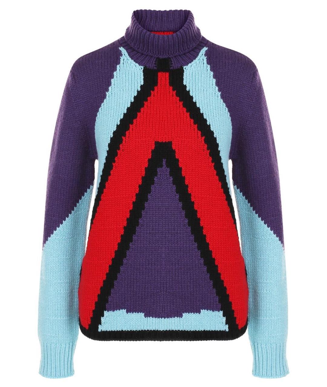 BOTTEGA VENETA Фиолетовый кашемировый джемпер / свитер, фото 1