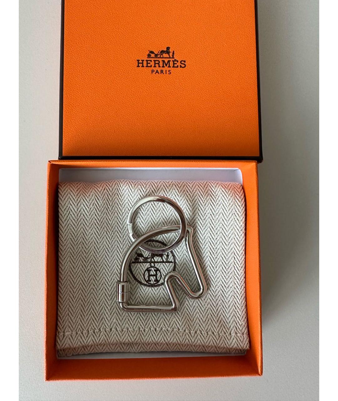 HERMES Серебрянный брелок, фото 2