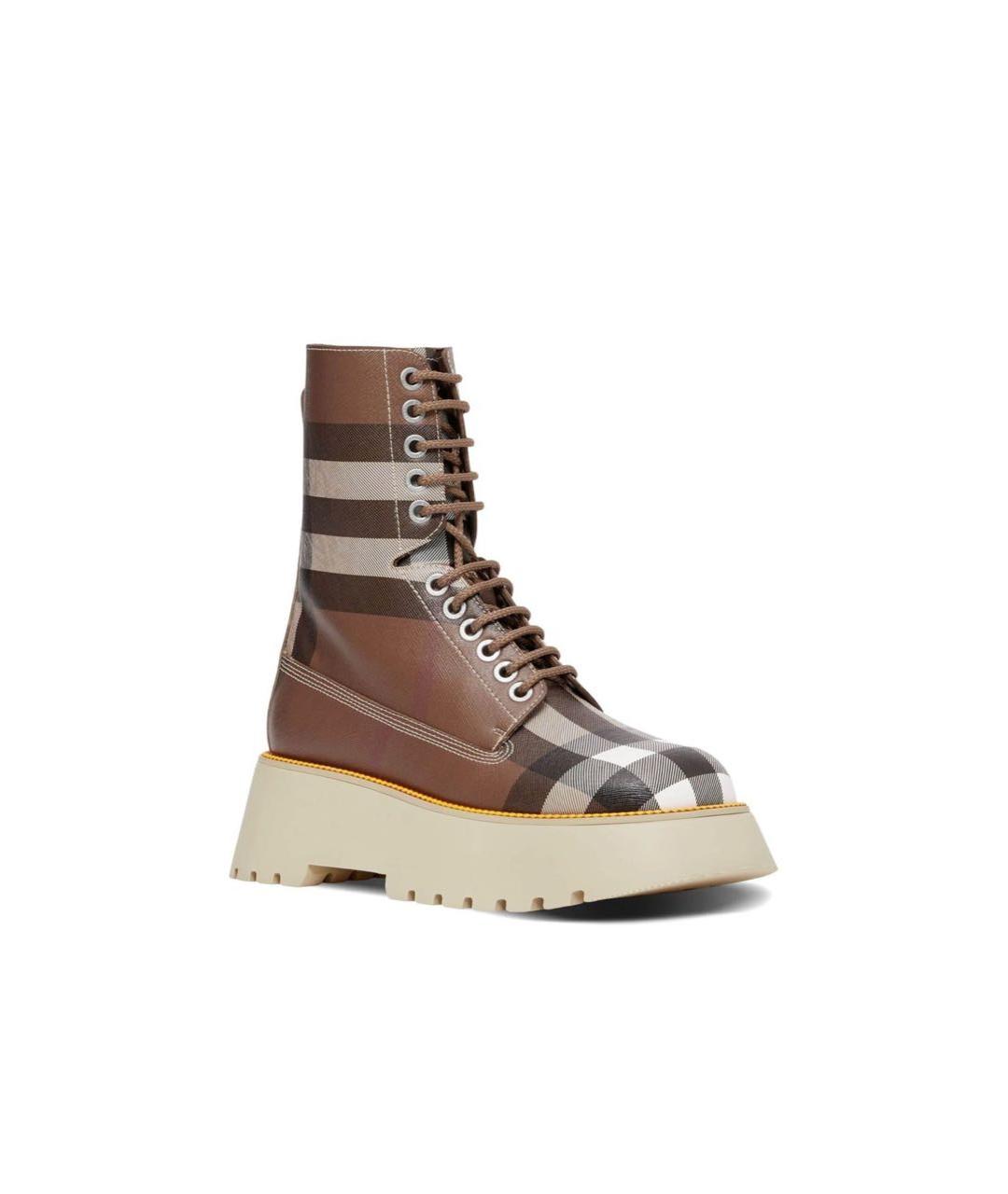BURBERRY Мульти кожаные ботинки, фото 2