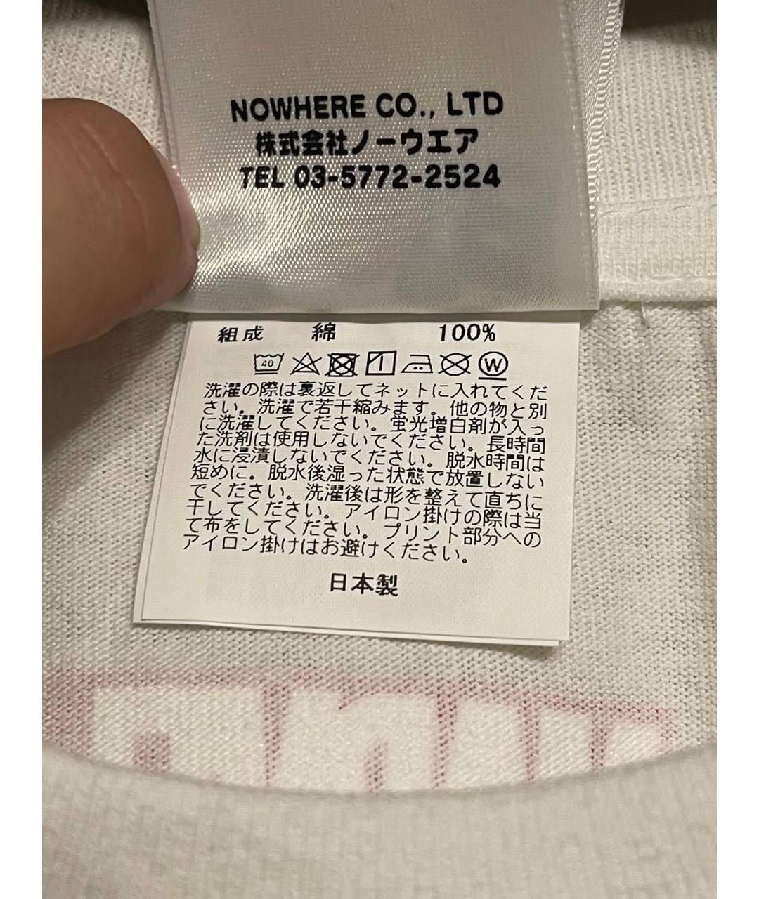 A BATHING APE Белая хлопковая футболка, фото 6