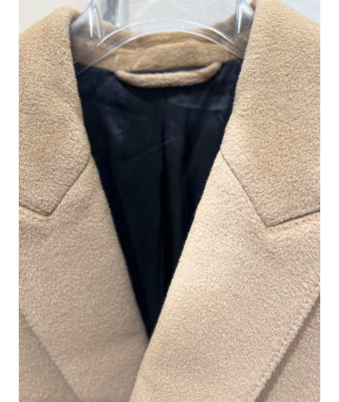 BALENCIAGA Бежевое шерстяное пальто, фото 3