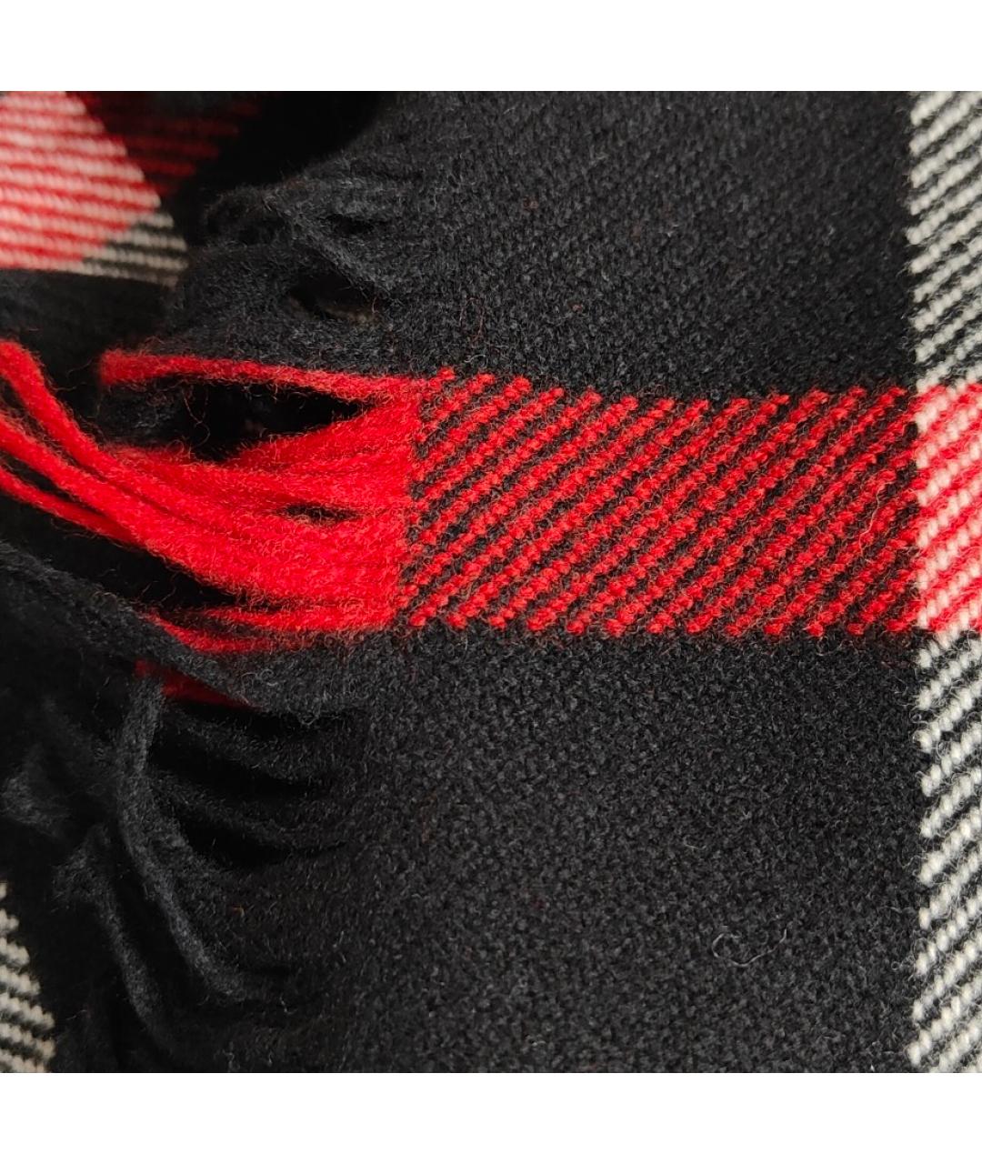 BURBERRY Черный шарф, фото 5