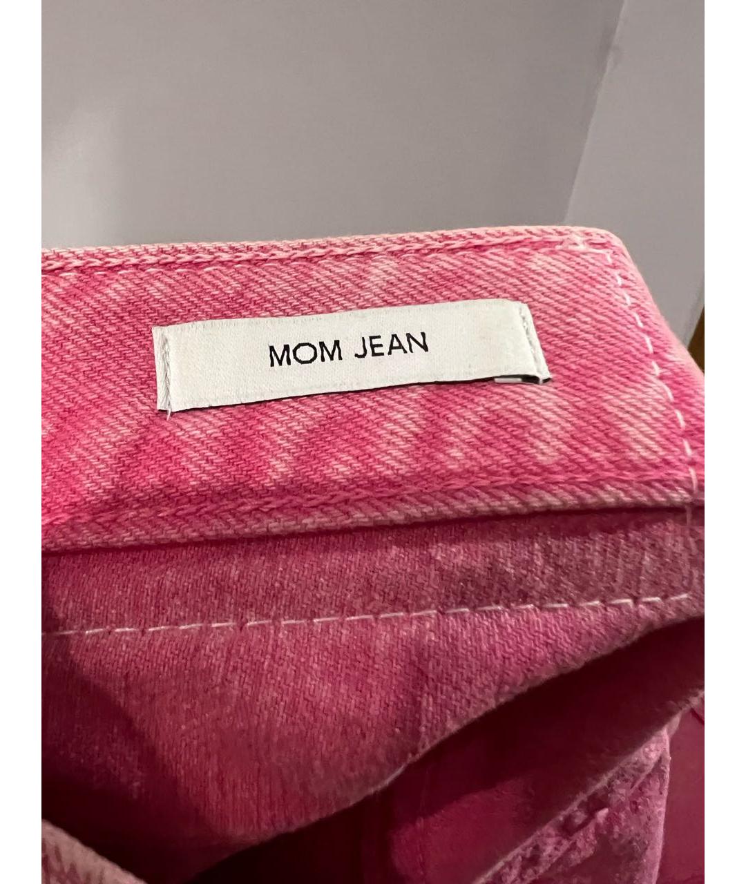 CALVIN KLEIN JEANS Розовые прямые джинсы, фото 4