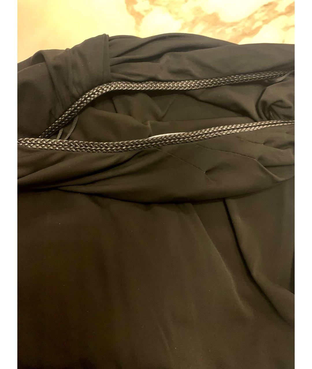 JAY AHR Черная вискозная юбка макси, фото 6