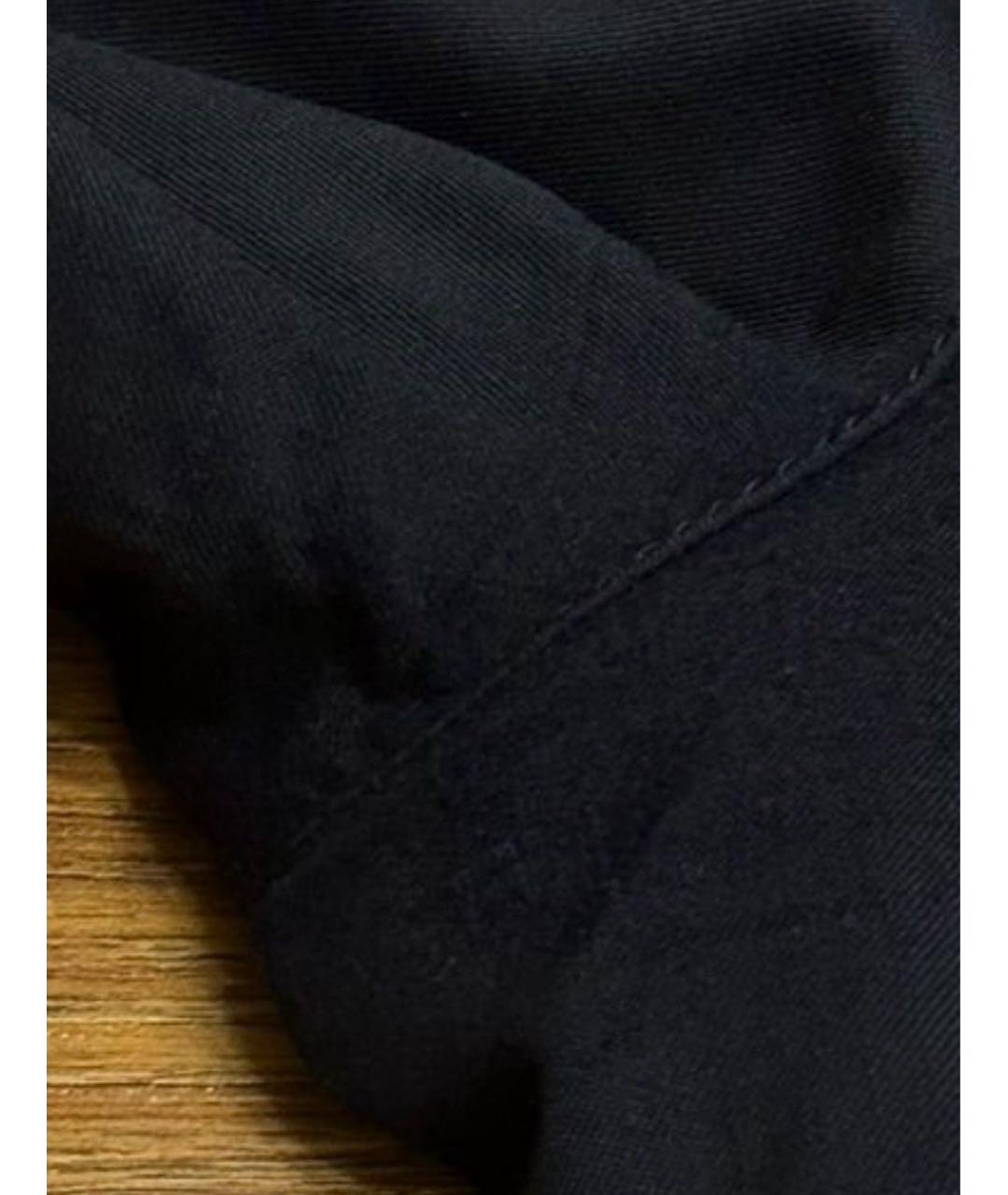 ZILLI Темно-синие шерстяные повседневные брюки, фото 7