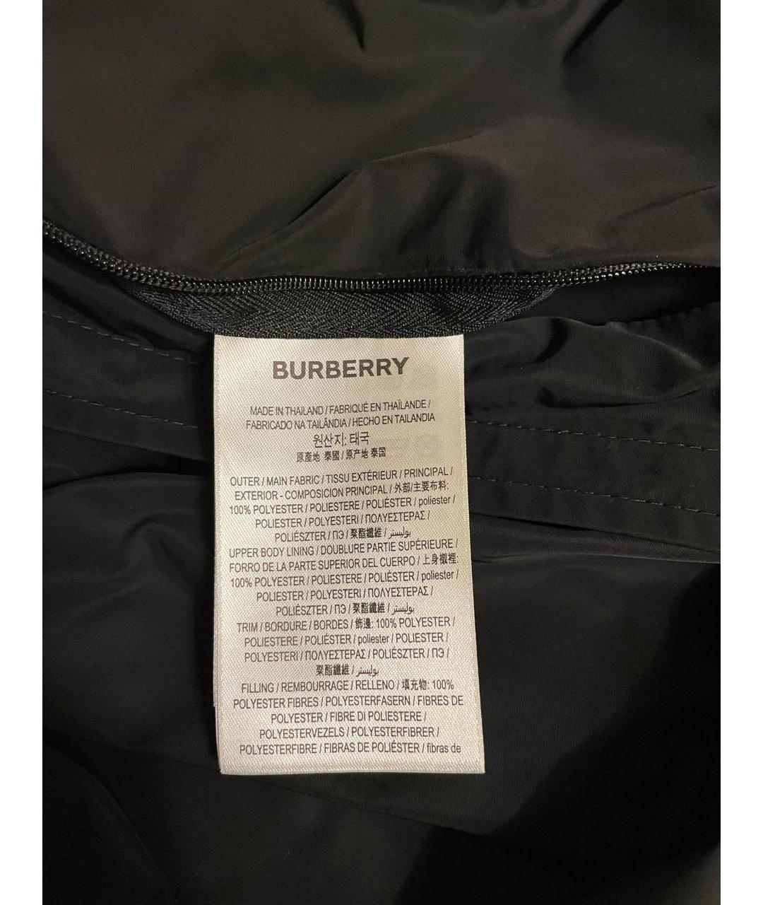 BURBERRY Черная куртка, фото 6