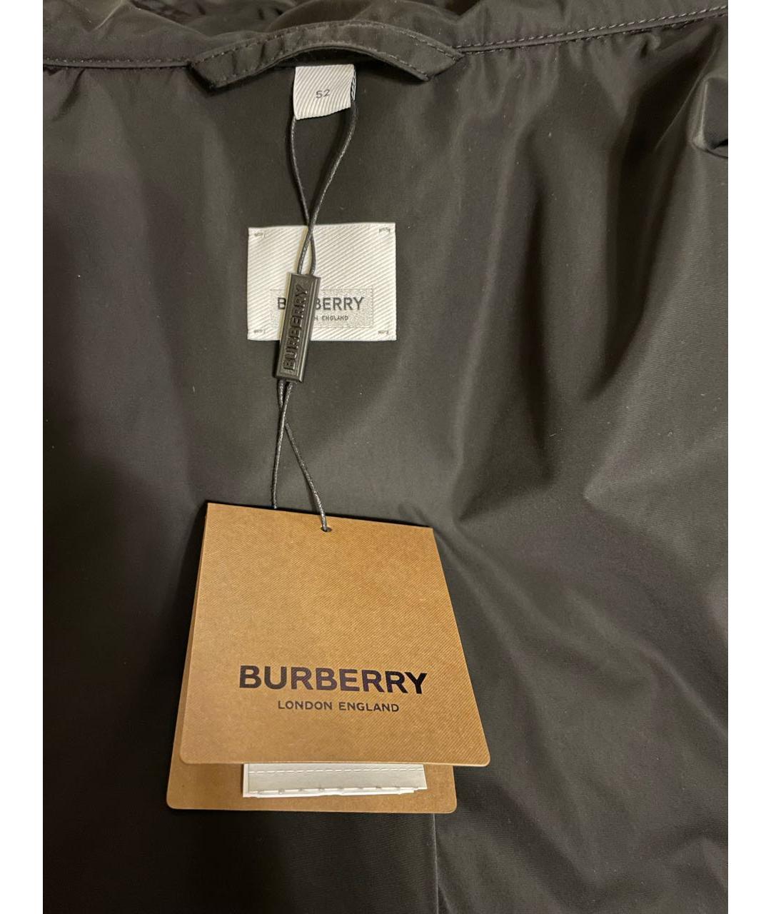 BURBERRY Черная куртка, фото 4