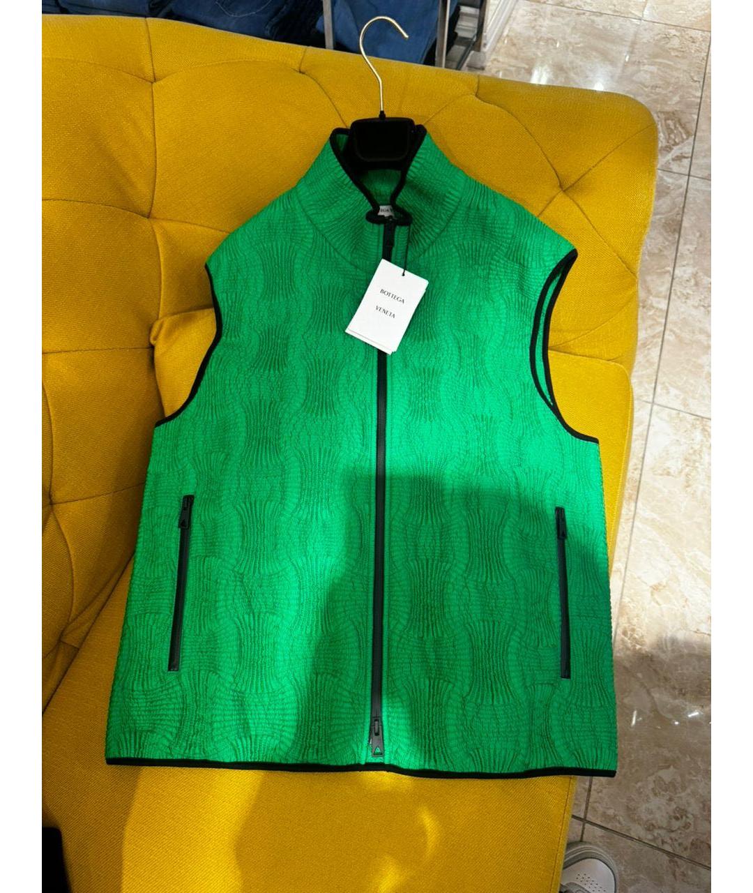 BOTTEGA VENETA Зеленый жилет, фото 3