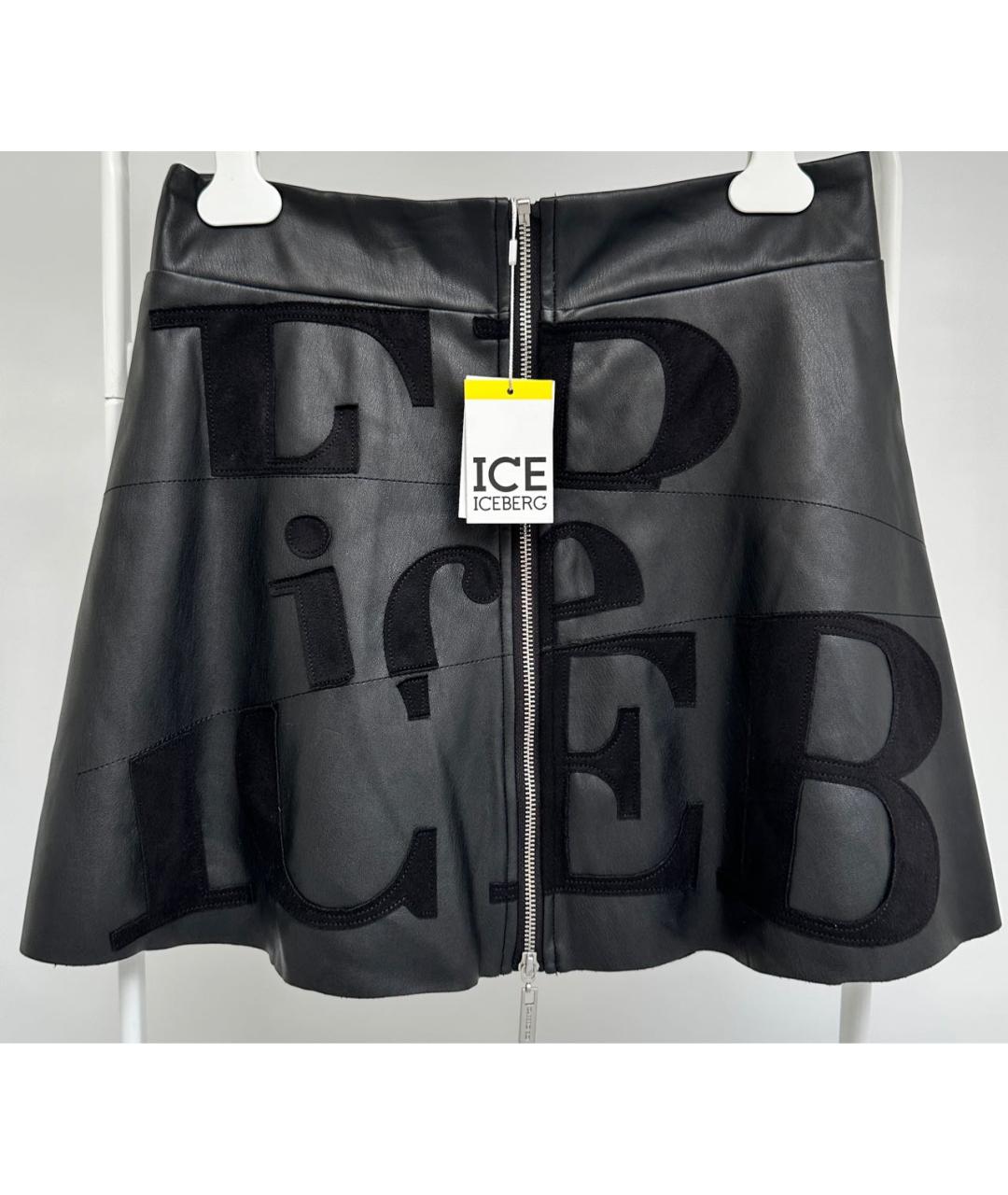 ICEBERG Черная юбка, фото 5