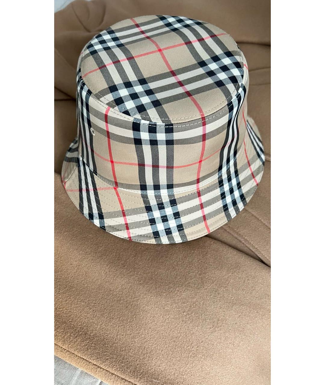 BURBERRY Коричневая соломенная панама, фото 4