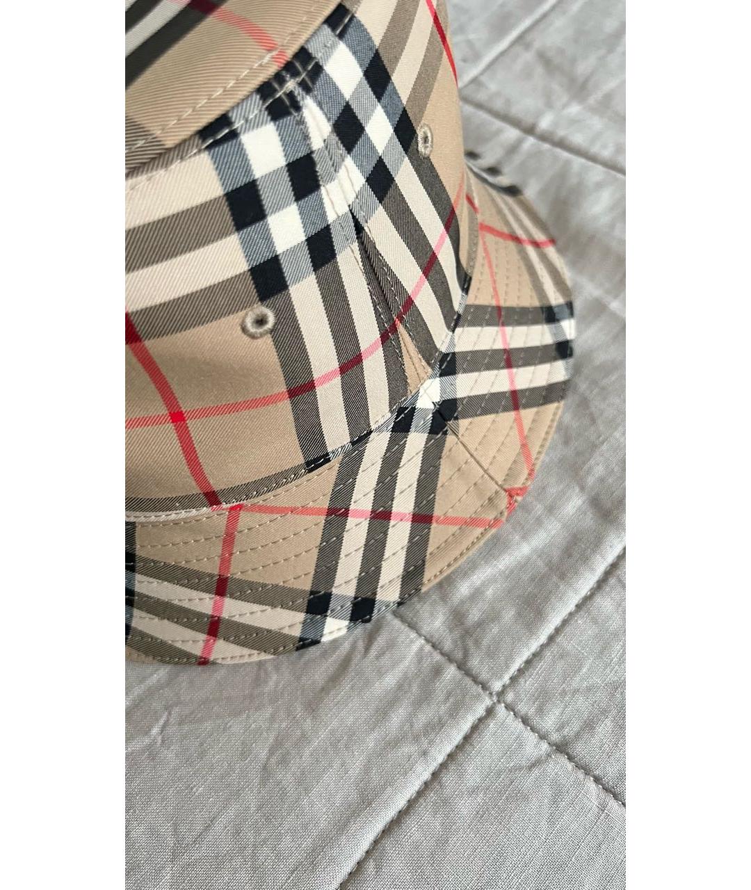 BURBERRY Коричневая соломенная панама, фото 2