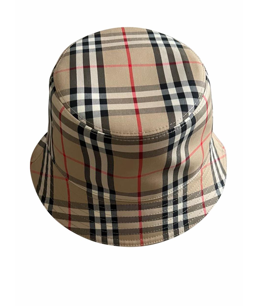 BURBERRY Коричневая соломенная панама, фото 1