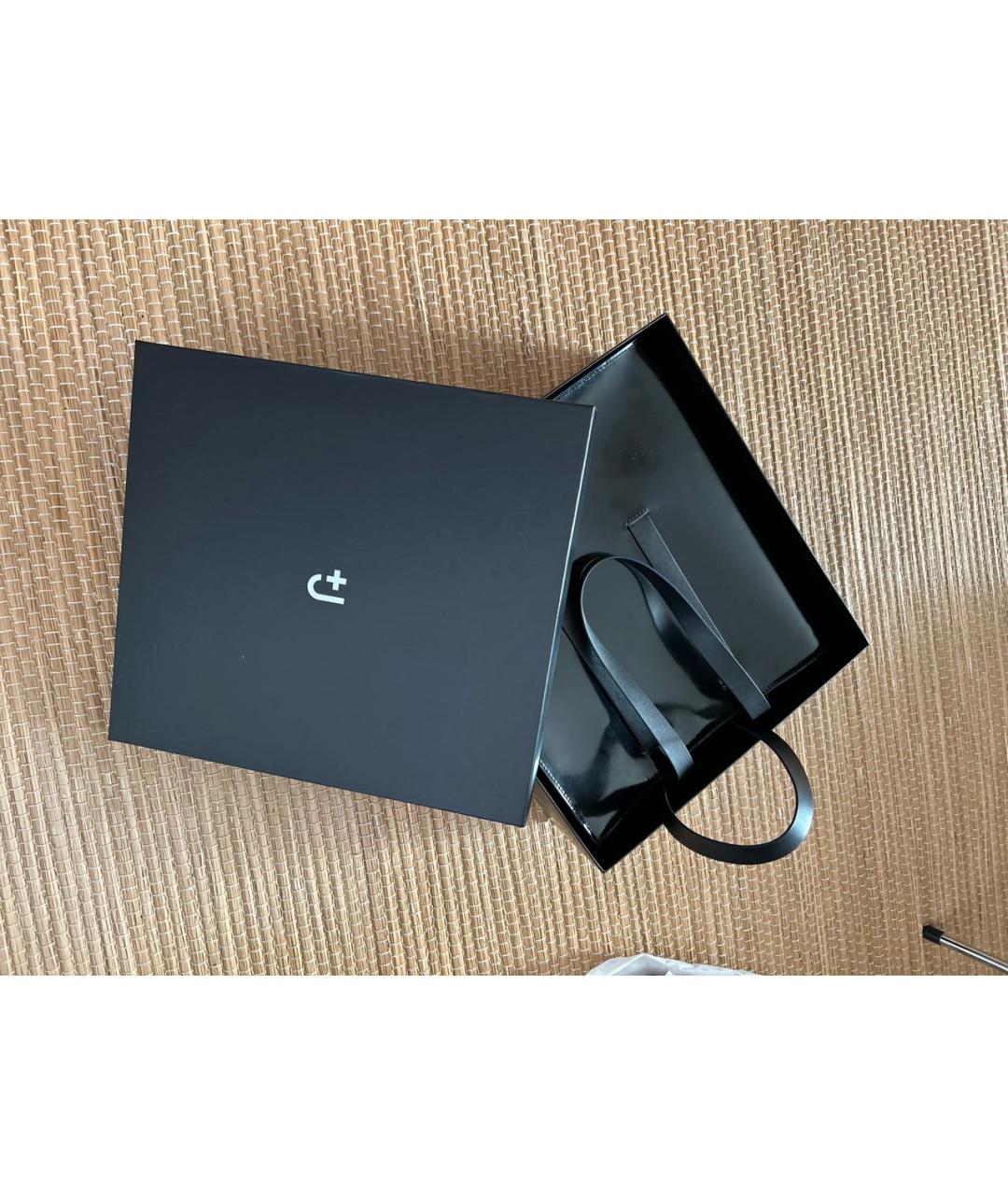 JIL SANDER Темно-синяя кожаная сумка тоут, фото 7