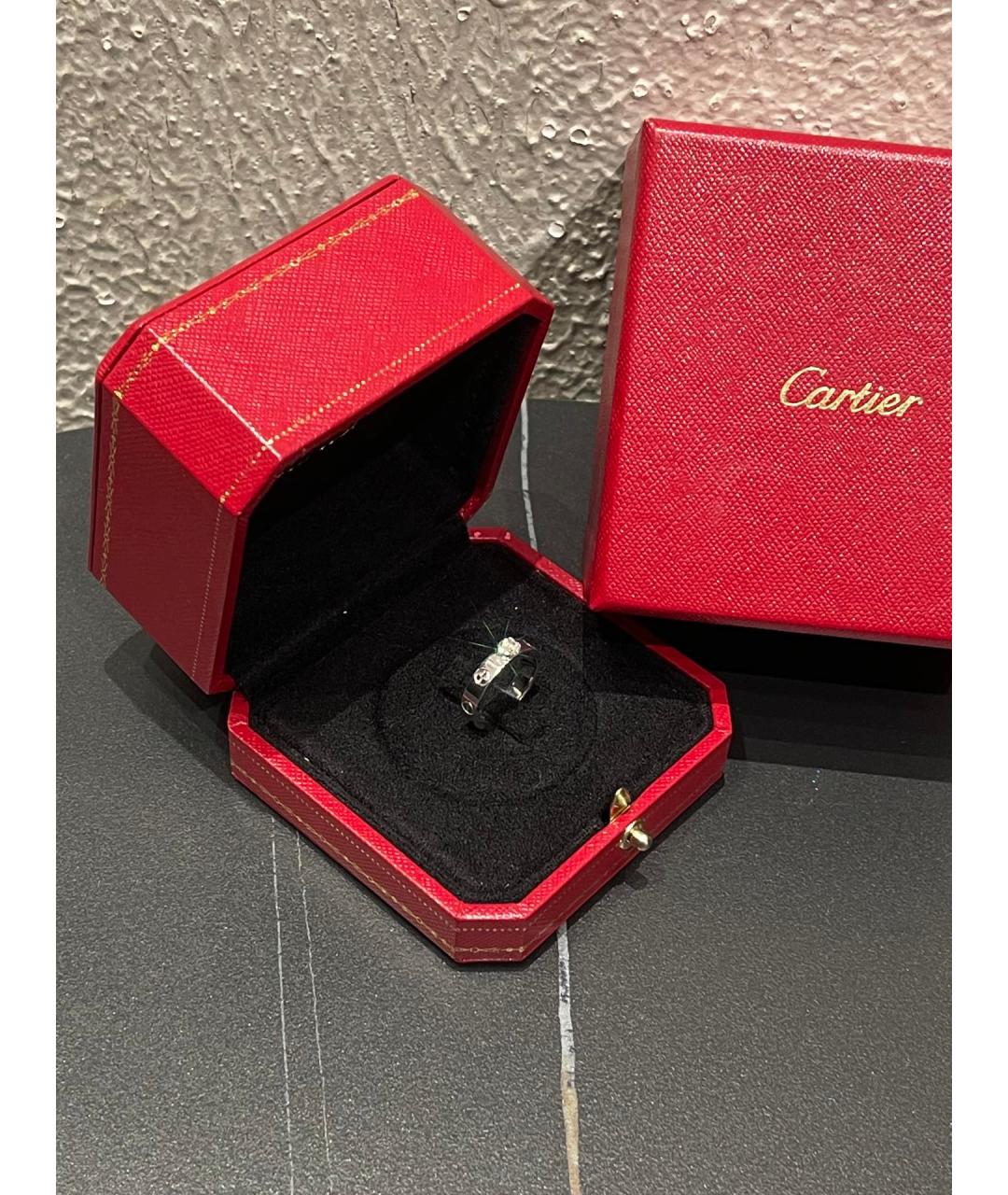 CARTIER Белое кольцо из белого золота, фото 3