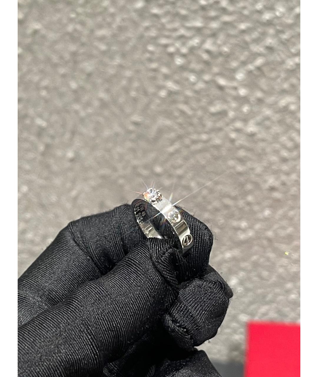 CARTIER Белое кольцо из белого золота, фото 5
