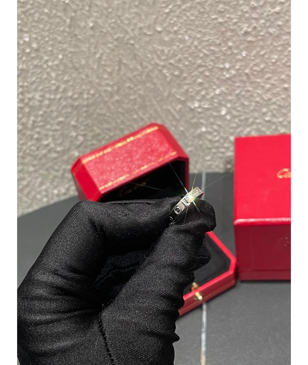 CARTIER Белое кольцо из белого золота, фото 4