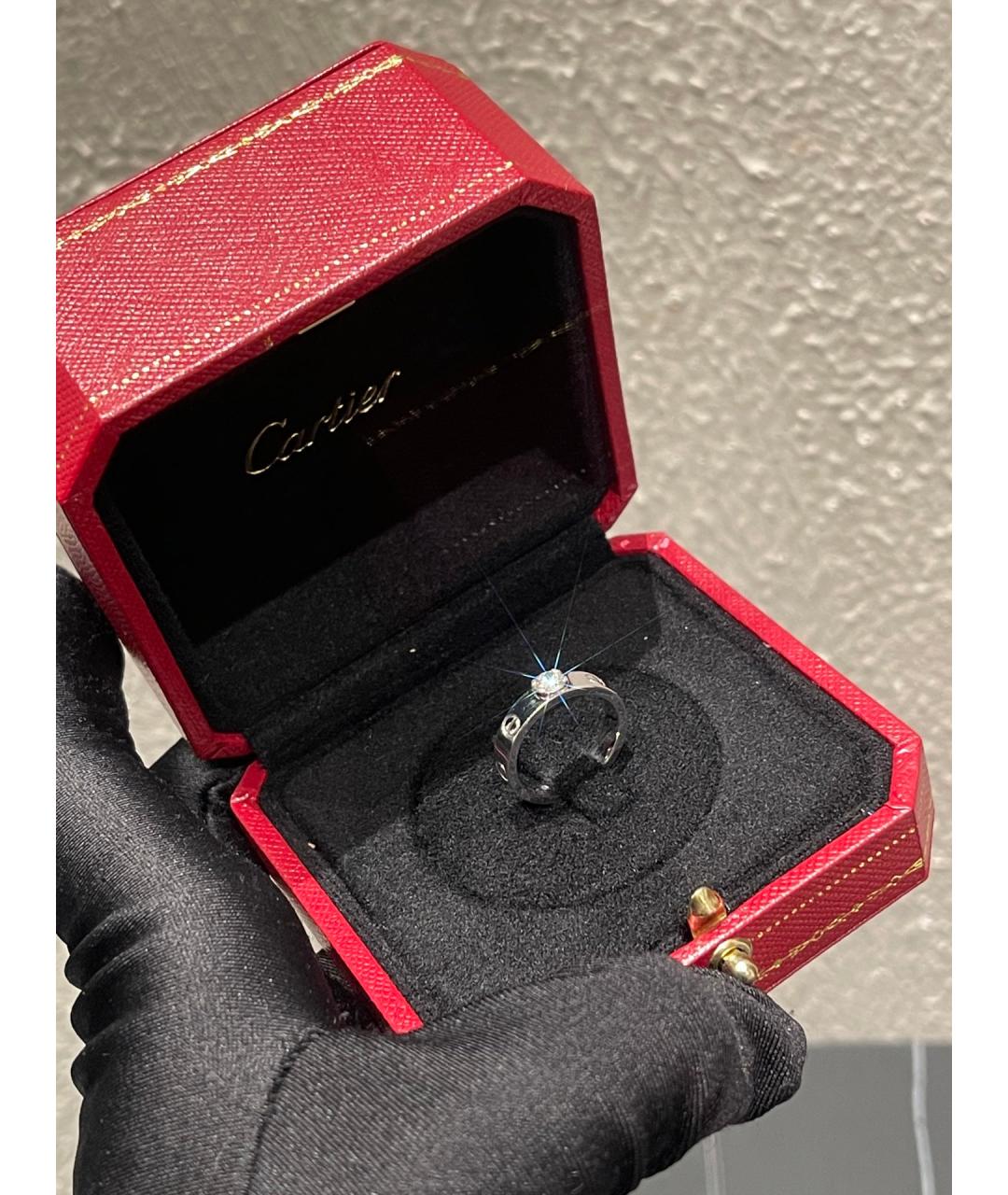 CARTIER Белое кольцо из белого золота, фото 2