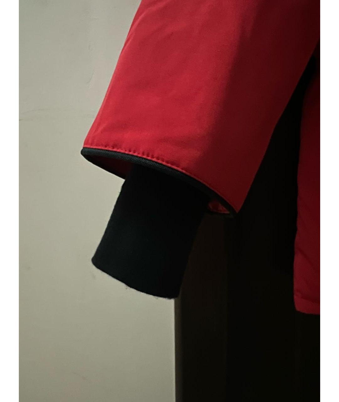 CANADA GOOSE Красный полиэстеровый пуховик, фото 5