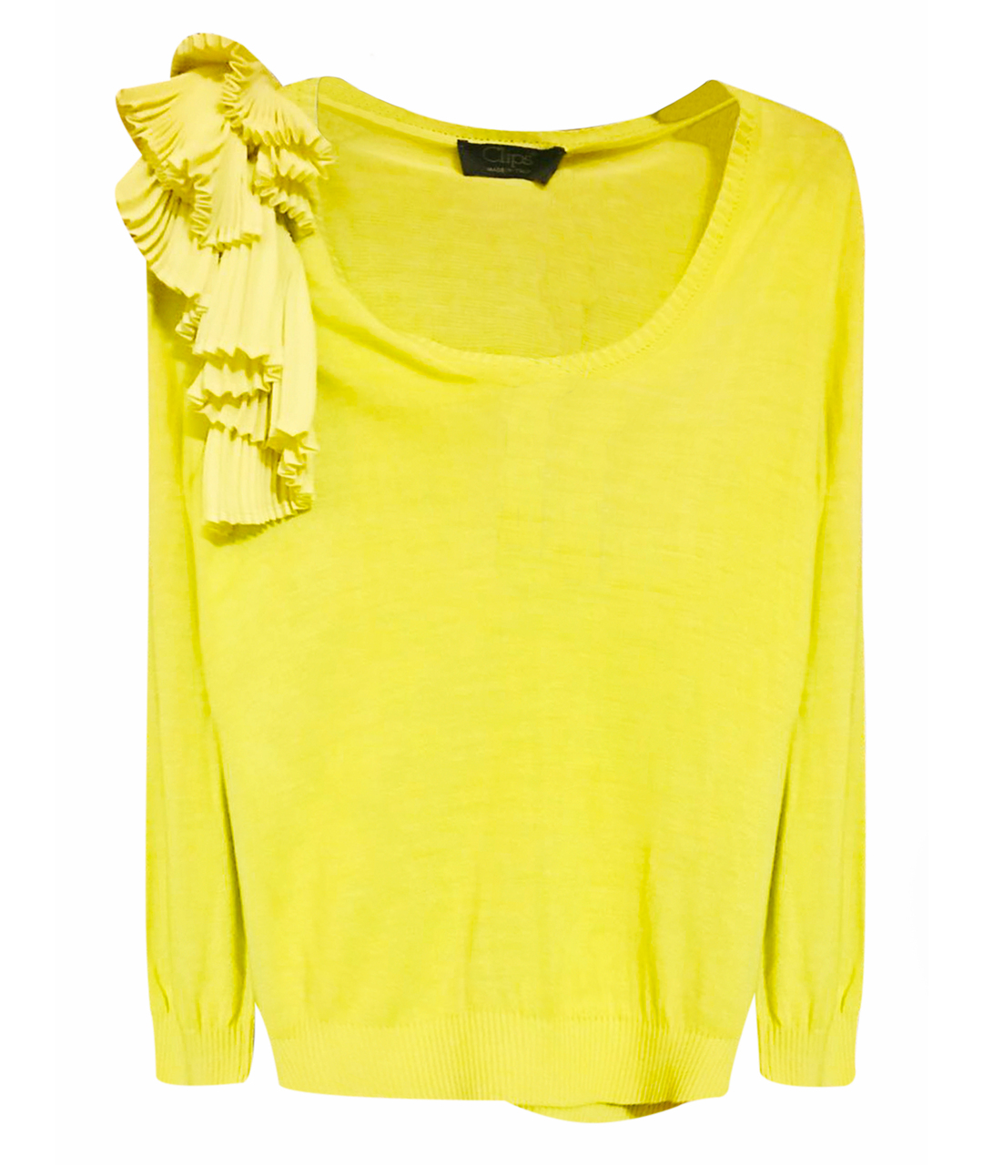 CLIPS Желтая вискозная рубашка, фото 1