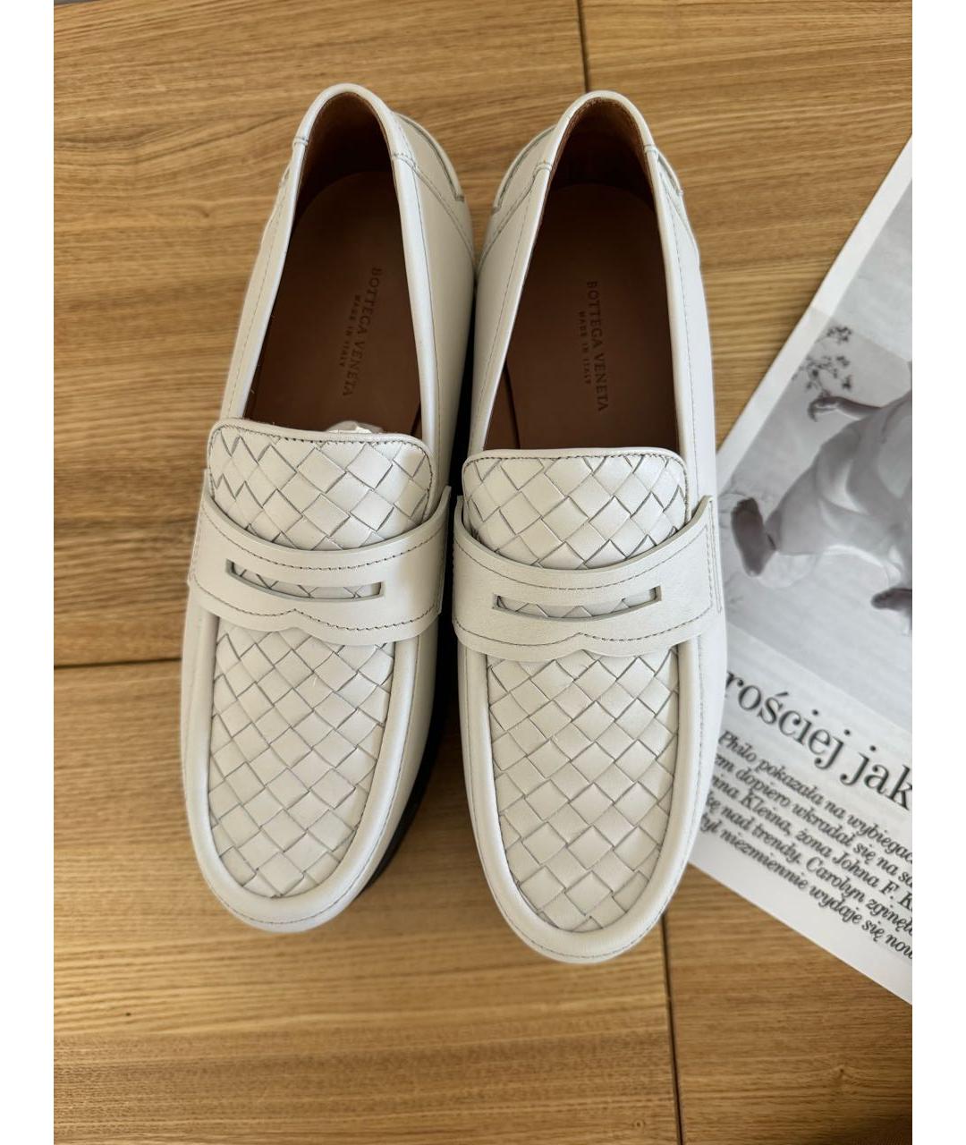 BOTTEGA VENETA Кожаные лоферы, фото 4