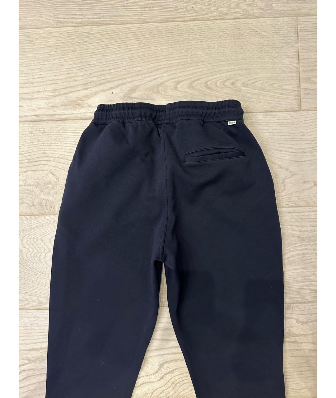 BOSS KIDS Темно-синие хлопковые брюки и шорты, фото 6