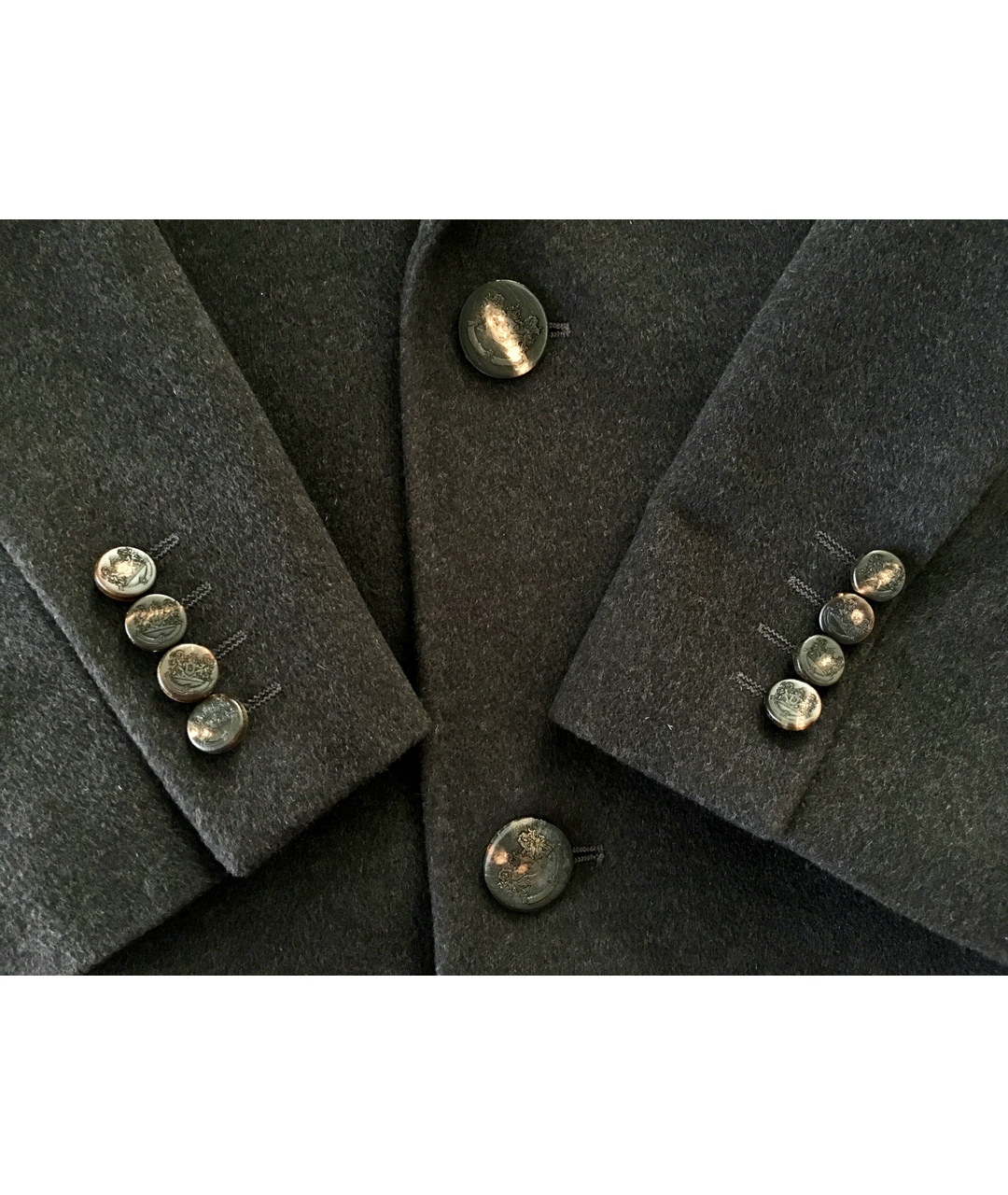 BILANCIONI Серое кашемировое пальто, фото 3