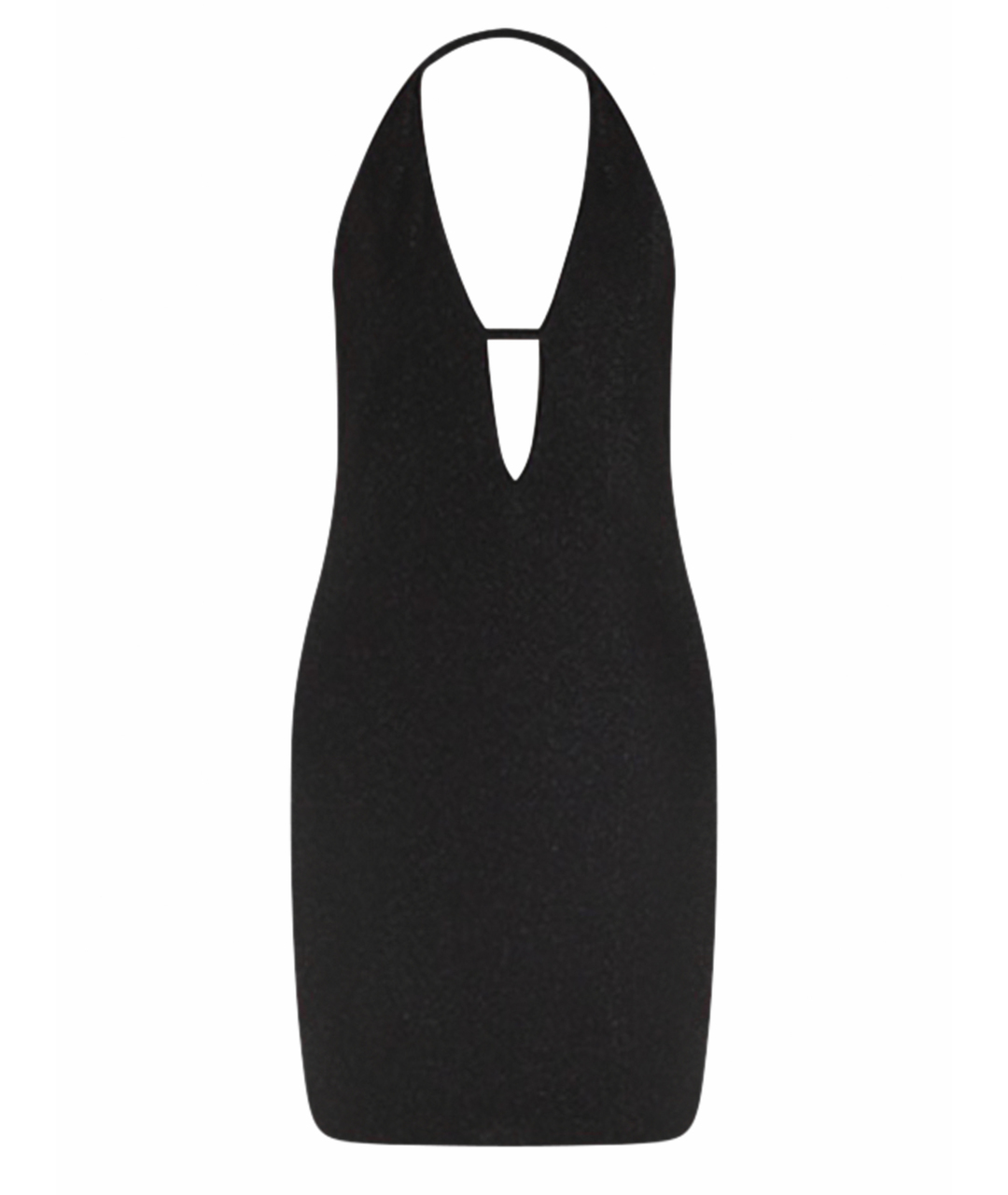 DONDUP Черное полиэстеровое коктейльное платье, фото 1