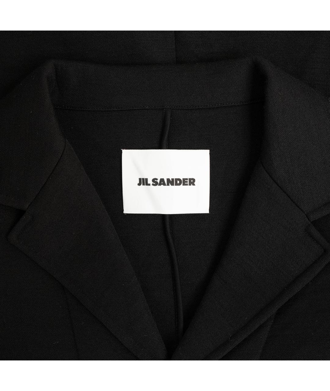 JIL SANDER Черный шерстяной жакет/пиджак, фото 3