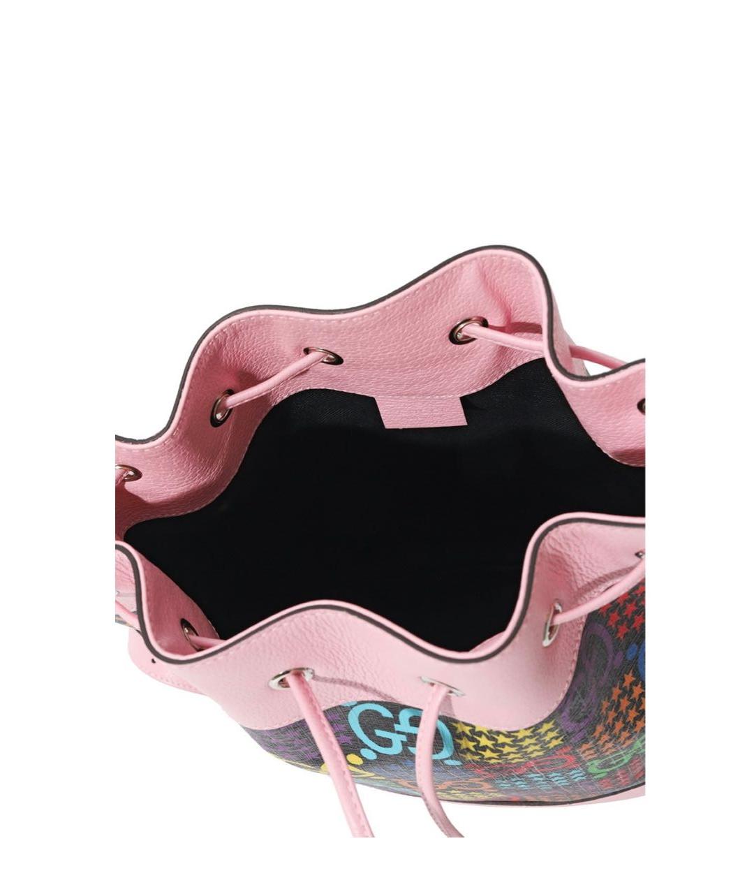GUCCI Розовая кожаная сумка через плечо, фото 3