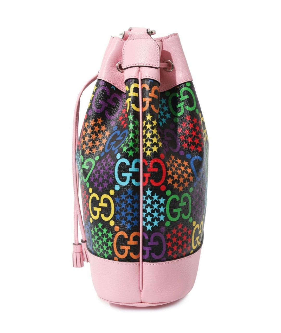 GUCCI Розовая кожаная сумка через плечо, фото 4