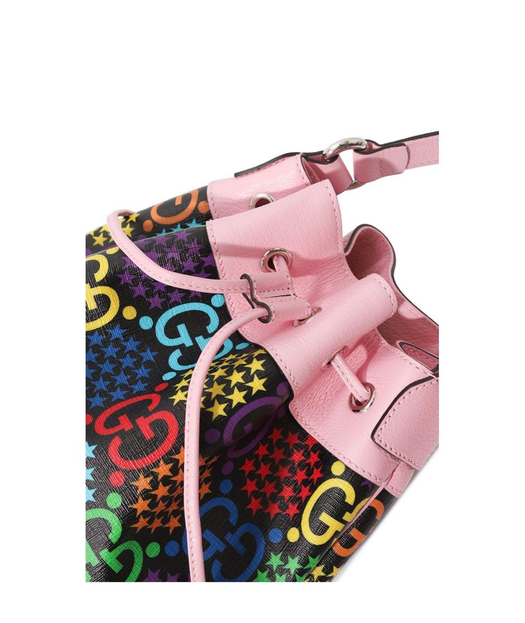 GUCCI Розовая кожаная сумка через плечо, фото 2