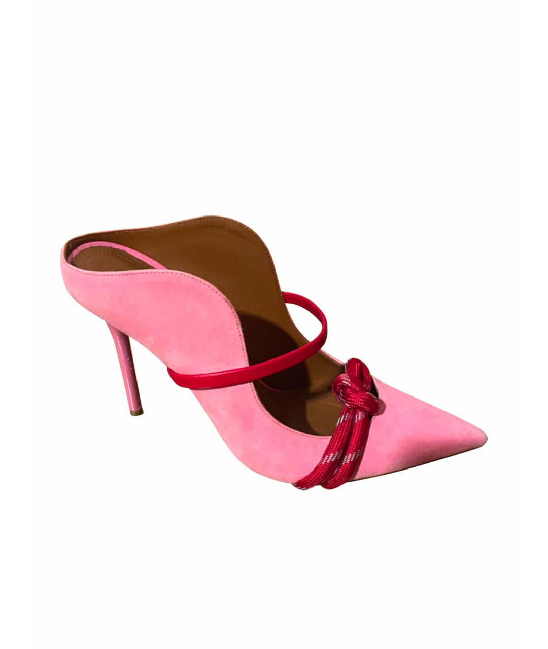 MALONE SOULIERS Розовые замшевые туфли, фото 1