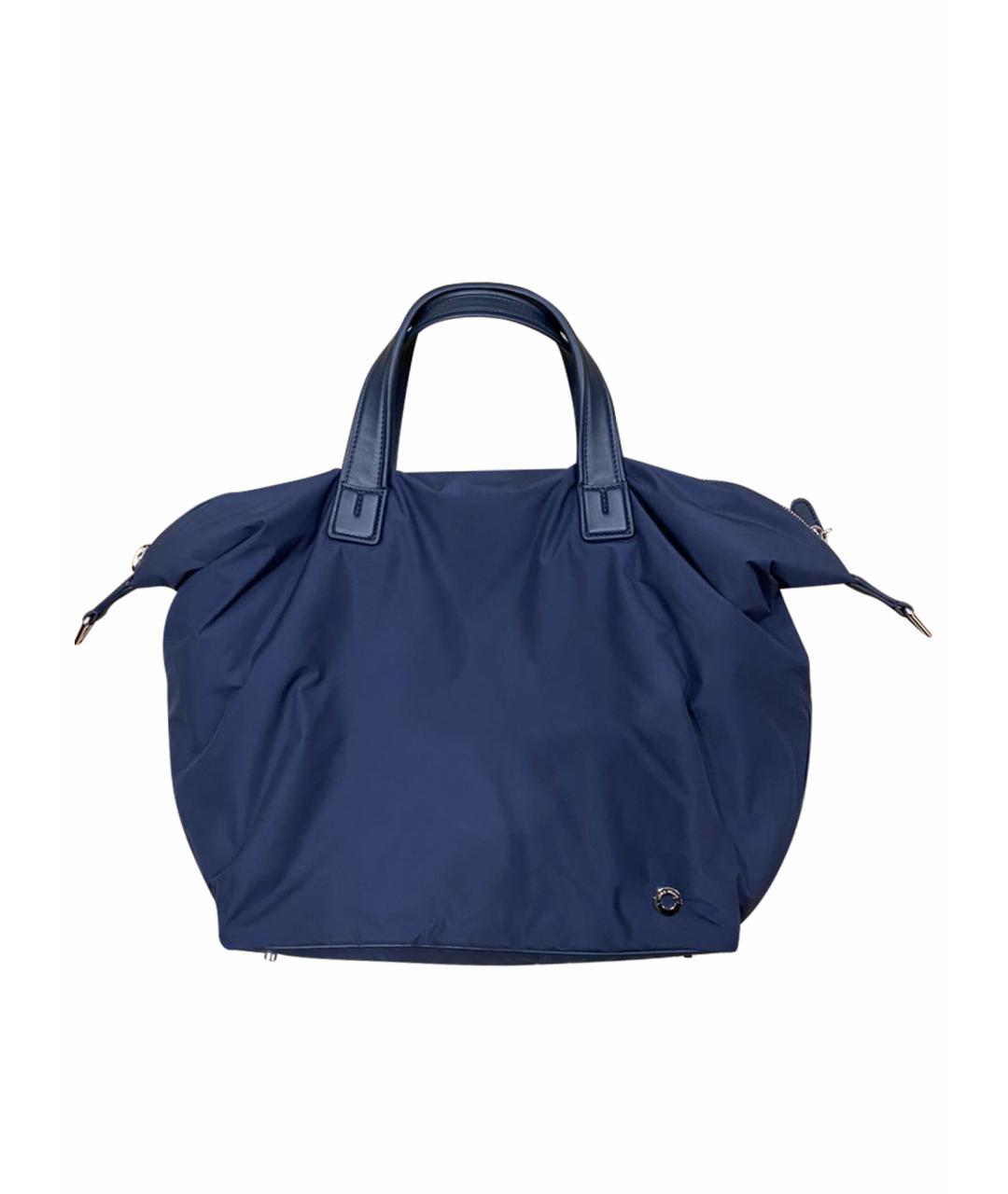 LORO PIANA Темно-синяя синтетическая дорожная/спортивная сумка, фото 1