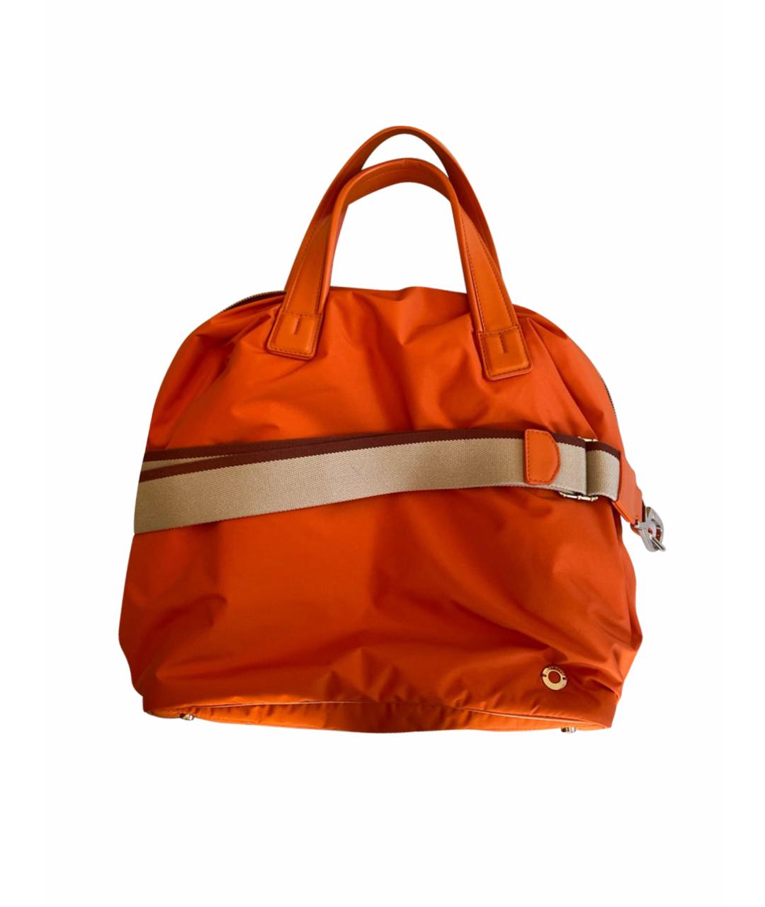 LORO PIANA Оранжевая синтетическая дорожная/спортивная сумка, фото 1
