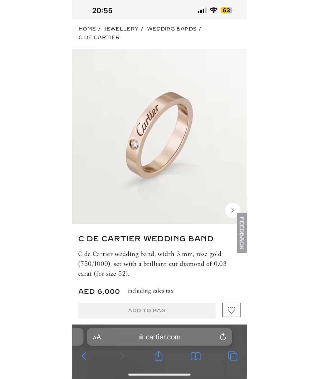 CARTIER Розовое кольцо из розового золота, фото 7
