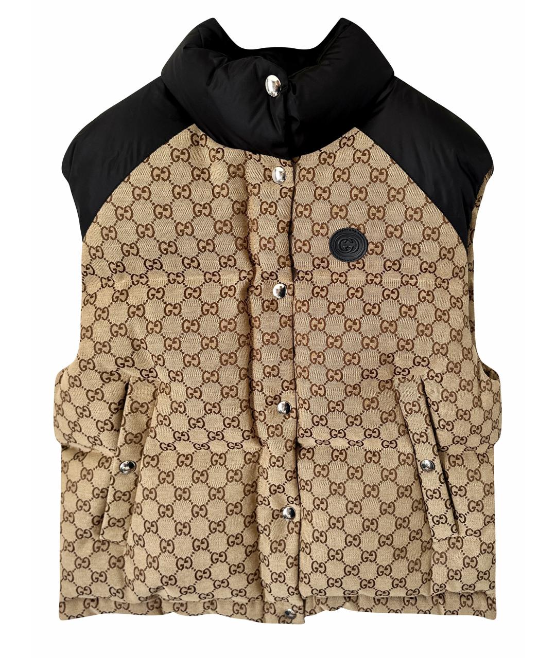 GUCCI Коричневый жилет, фото 1