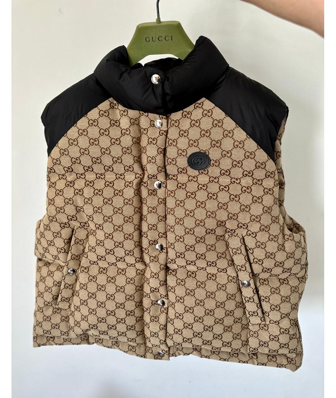 GUCCI Коричневый жилет, фото 8