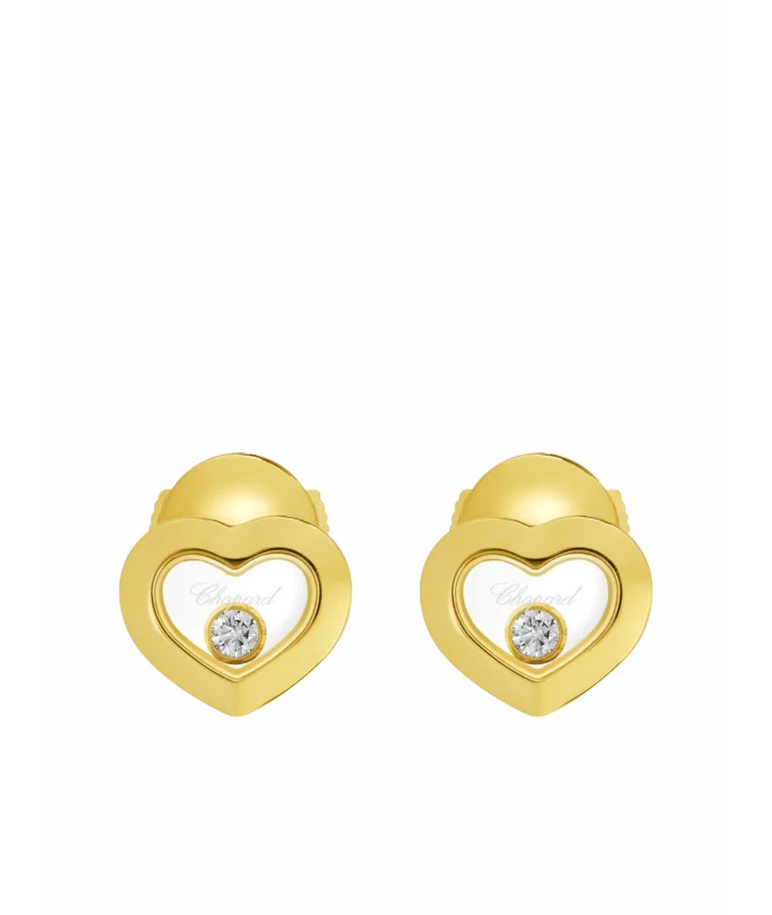 CHOPARD Желтые серьги из желтого золота, фото 1