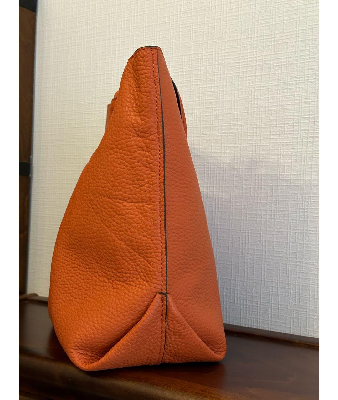 BARBARA BUI Оранжевая кожаная сумка тоут, фото 2